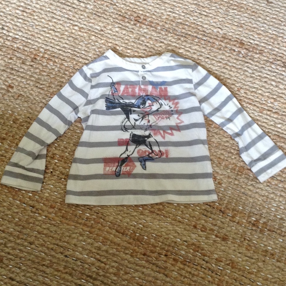 Love + Art Batman Toddler Boy Long Sleeve Size 24 Months